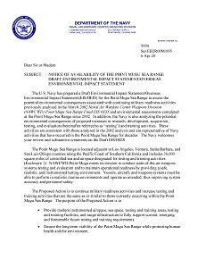 Draft EIS/OEIS Stakeholder Notification Letter (April 2020)